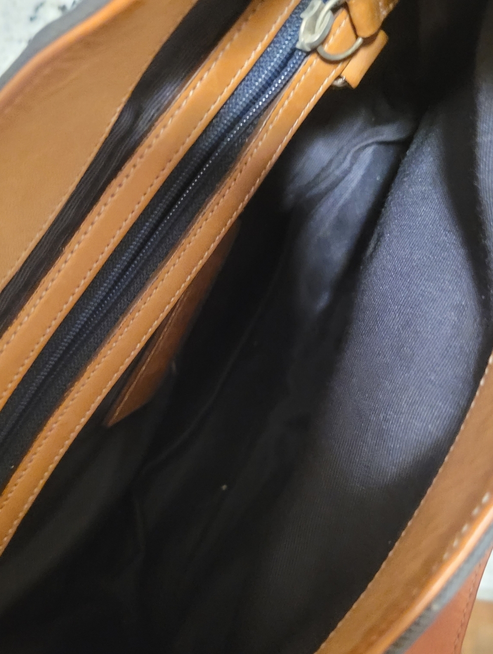 Vintage Coach Hamptons Denim Clip Hobo Bag Small Y2K 90s - Picture 14 of 16